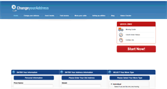 Desktop Screenshot of changeyouraddress.net